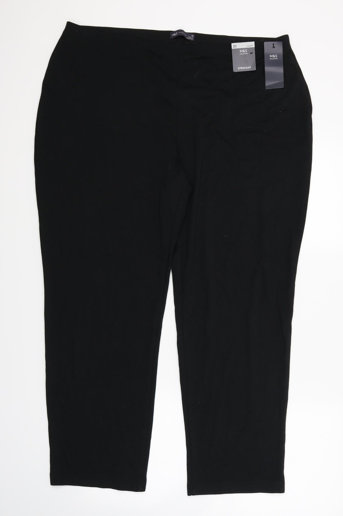 Marks and Spencer Womens Black    Leggings Size 20 L28 in - short