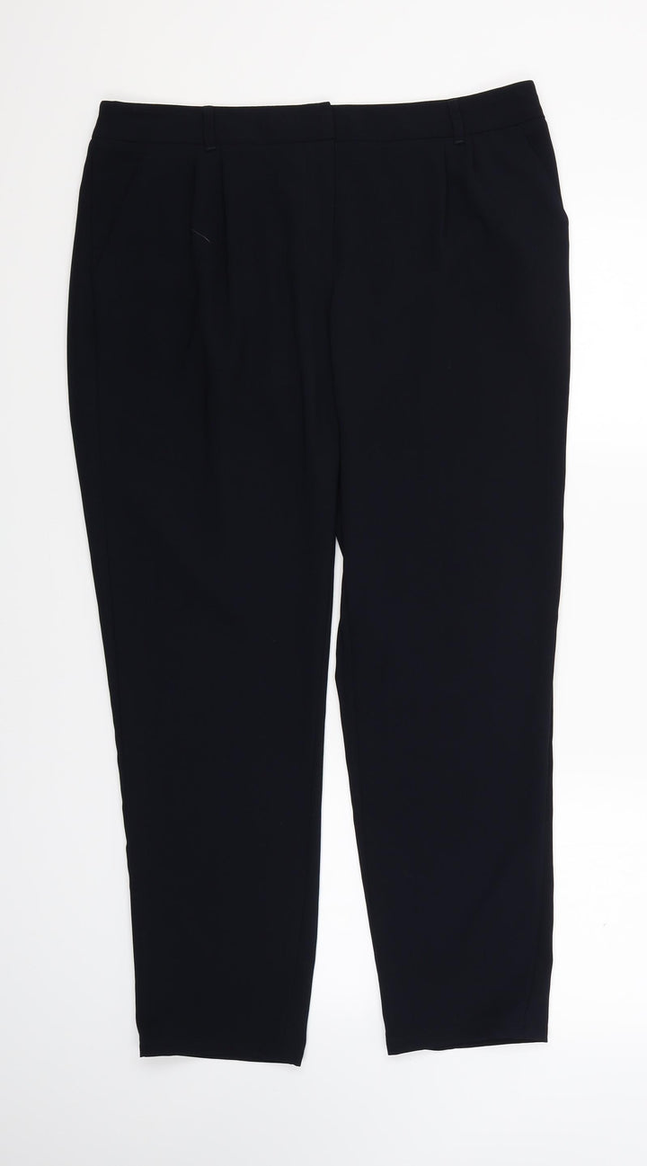 NEXT Womens Blue Trousers Size 14 L27.5 in