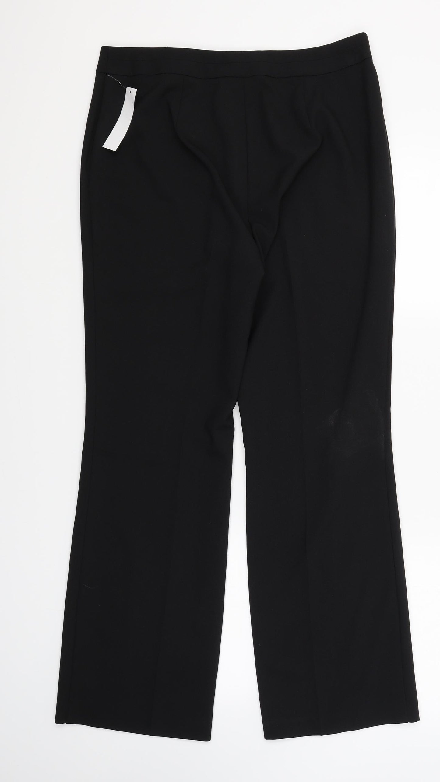 Papaya Womens Black   Trousers  Size 12 L28.5 in