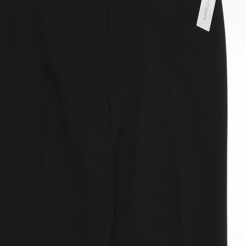 Papaya Womens Black   Trousers  Size 12 L28.5 in