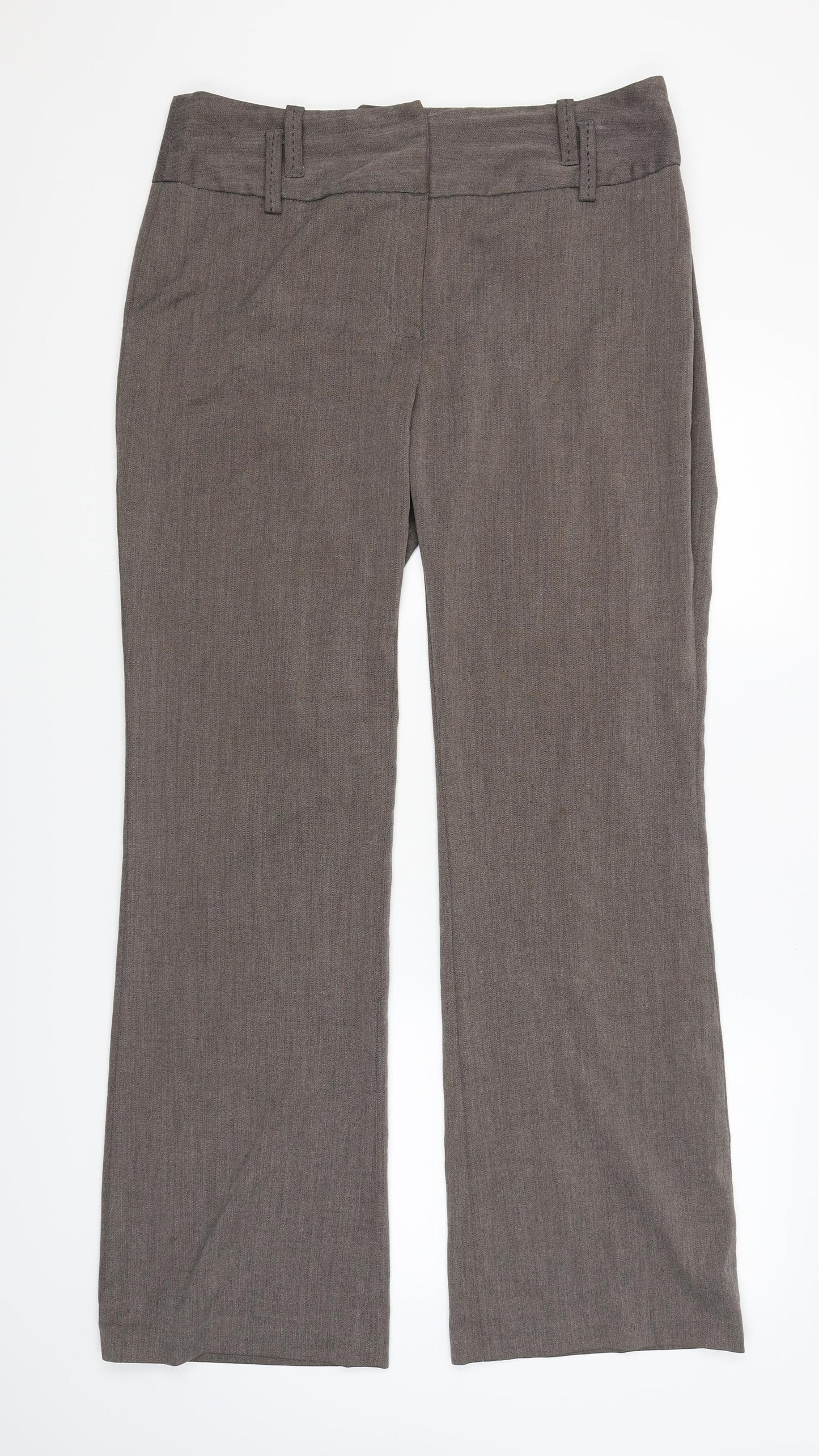 NEXT Womens Brown   Trousers  Size 14 L32 in