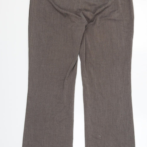NEXT Womens Brown   Trousers  Size 14 L32 in
