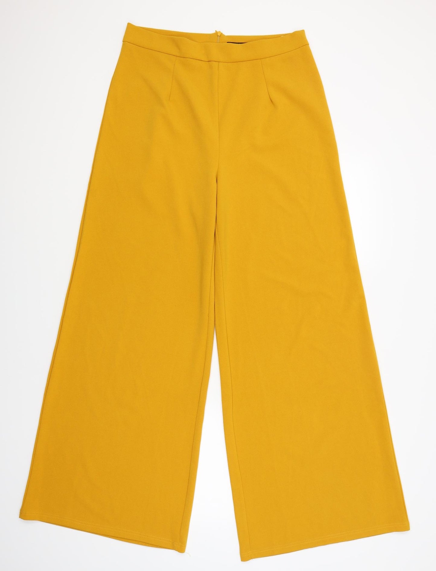 Quiz Womens Yellow   Trousers  Size 12 L31.5 in