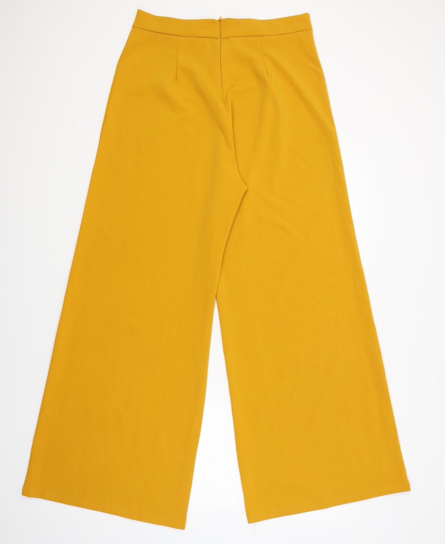 Quiz Womens Yellow   Trousers  Size 12 L31.5 in