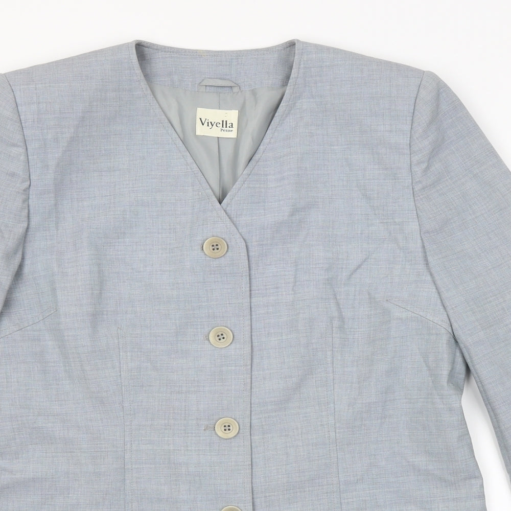 Viyella Womens Blue   Jacket Suit Jacket Size 14