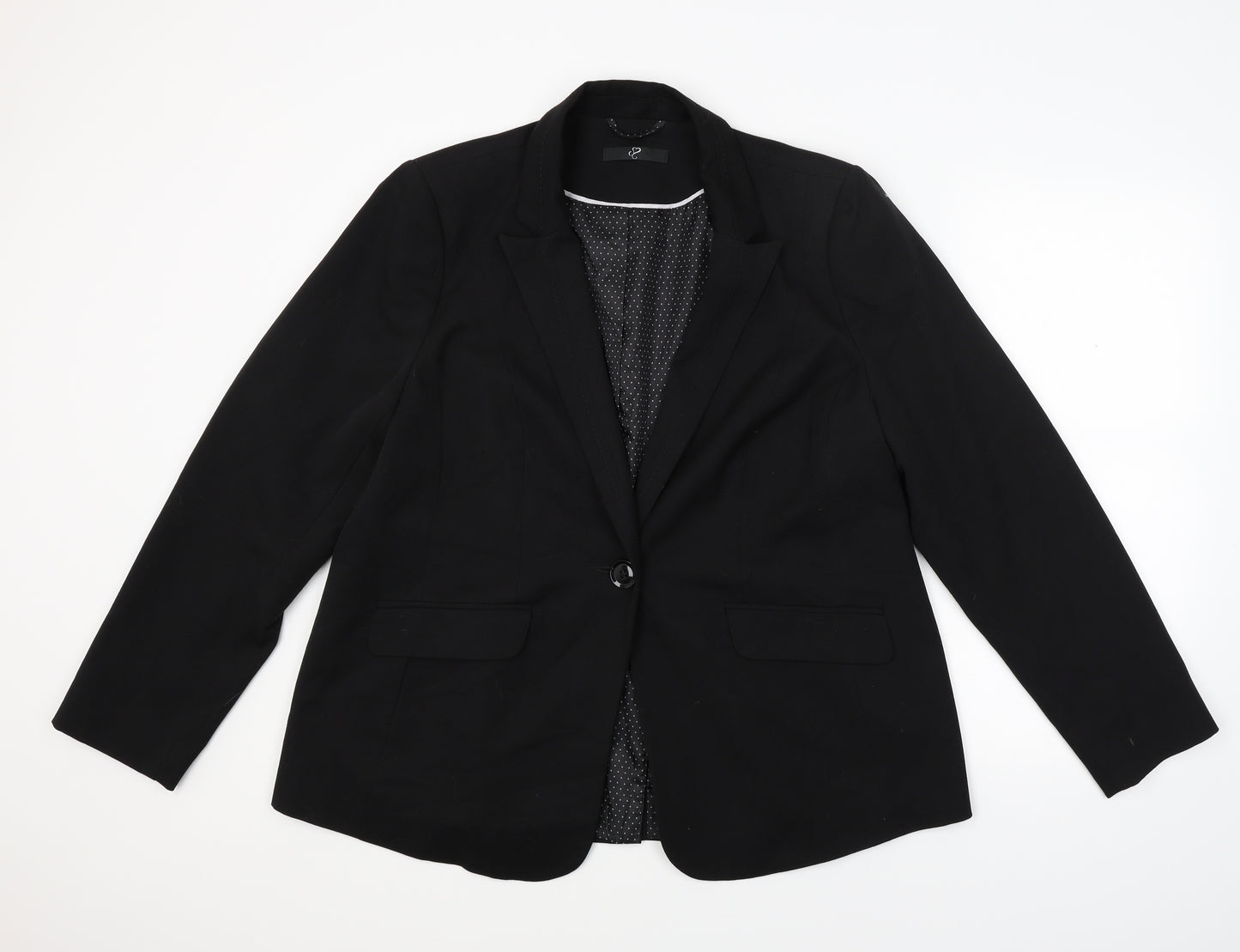 BHS Womens Black   Jacket Suit Jacket Size 18