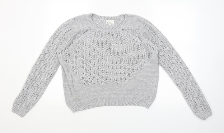 NEXT Womens Grey  Knit Pullover Jumper Size 12