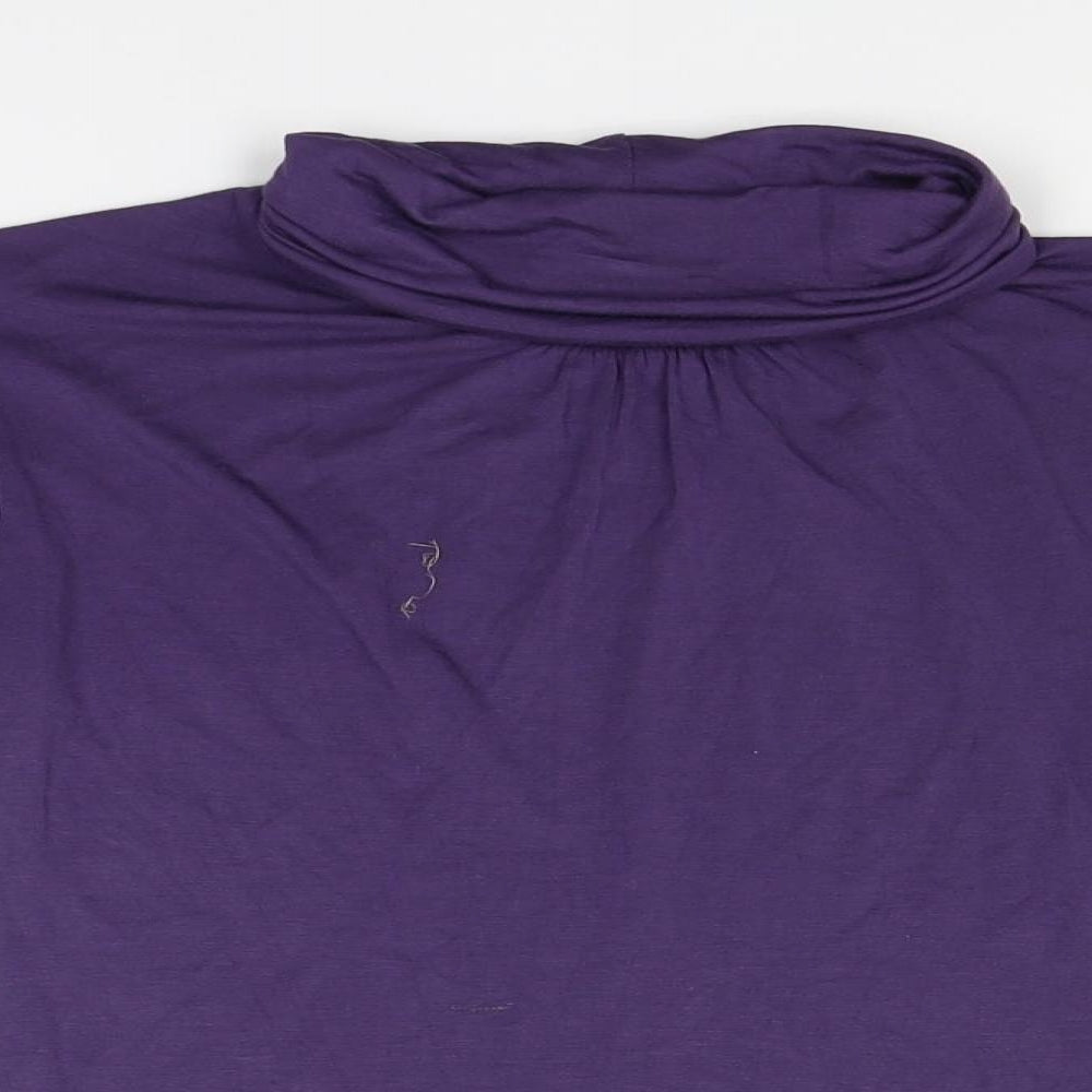 Text Womens Purple   Pullover Jumper Size S