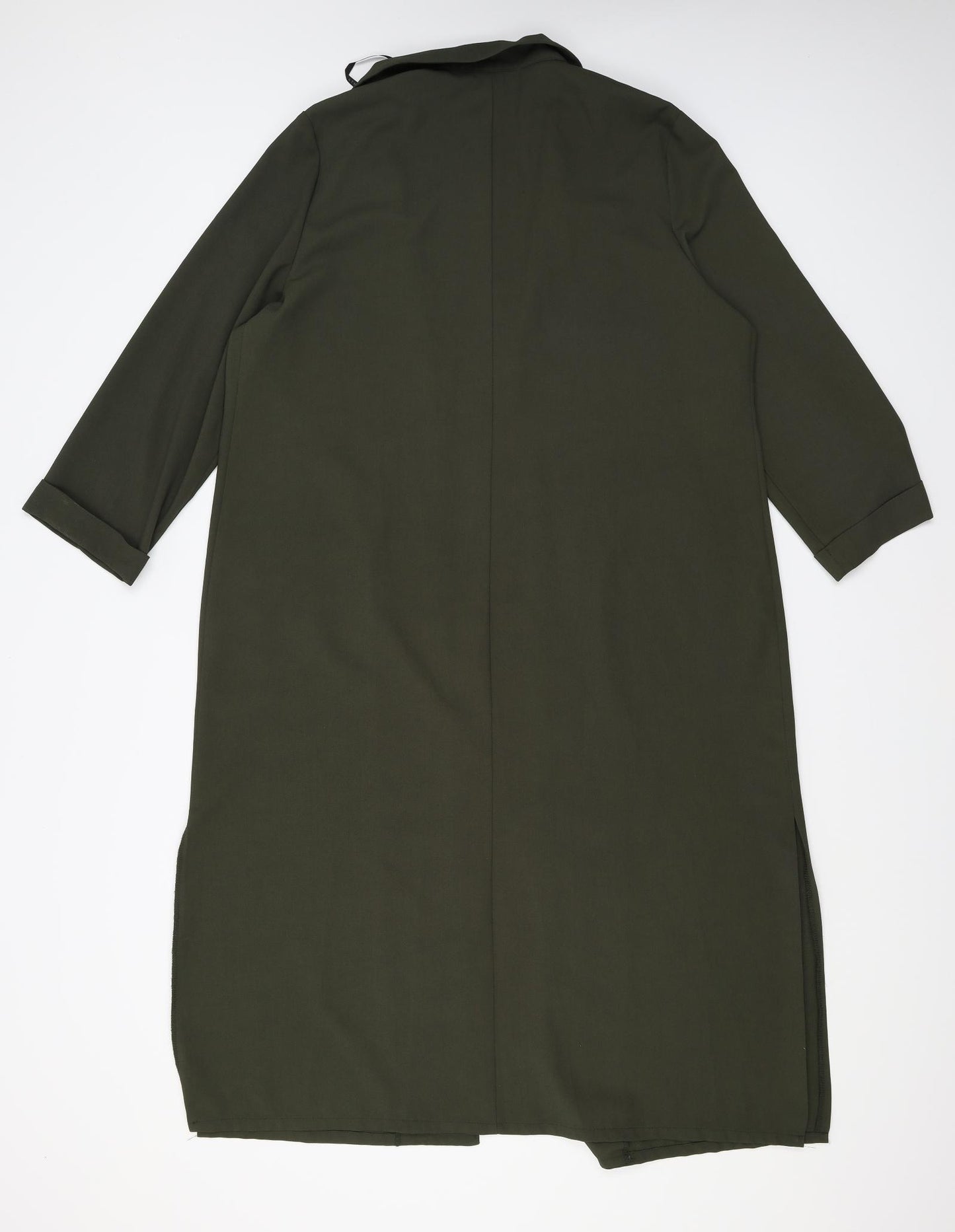 Atmosphere Womens Green   Overcoat Coatigan Size 18