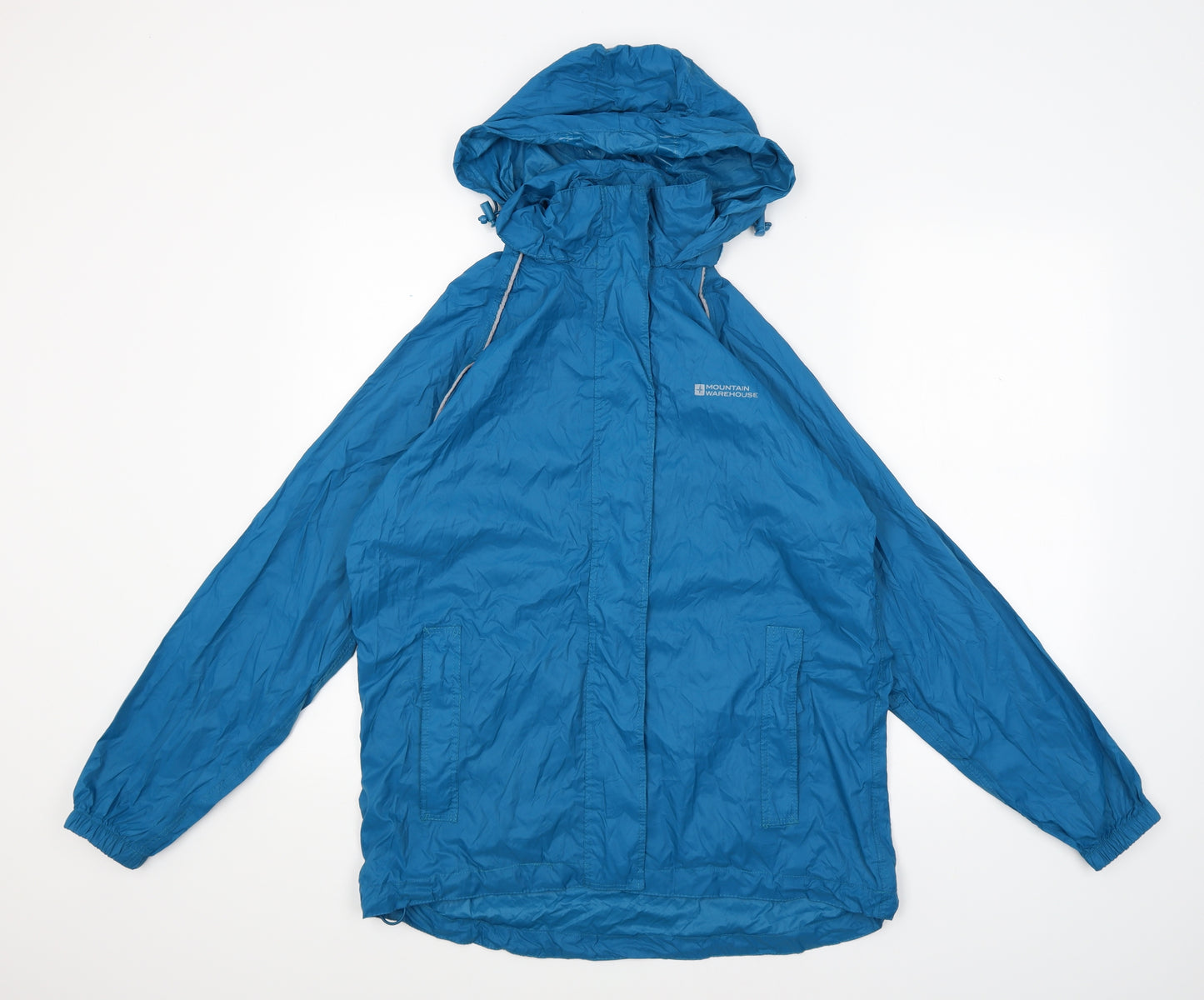 Mountain Warehouse Womens Blue   Rain Coat Coat Size 12