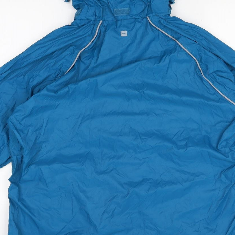 Mountain Warehouse Womens Blue   Rain Coat Coat Size 12