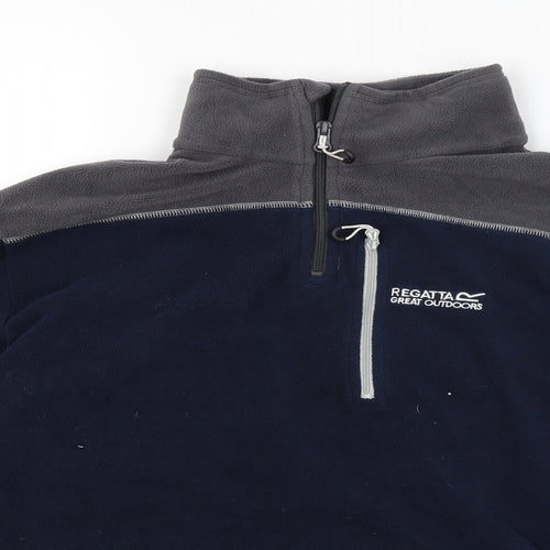 Regatta Mens Blue  Microfibre Henley Jumper Size S