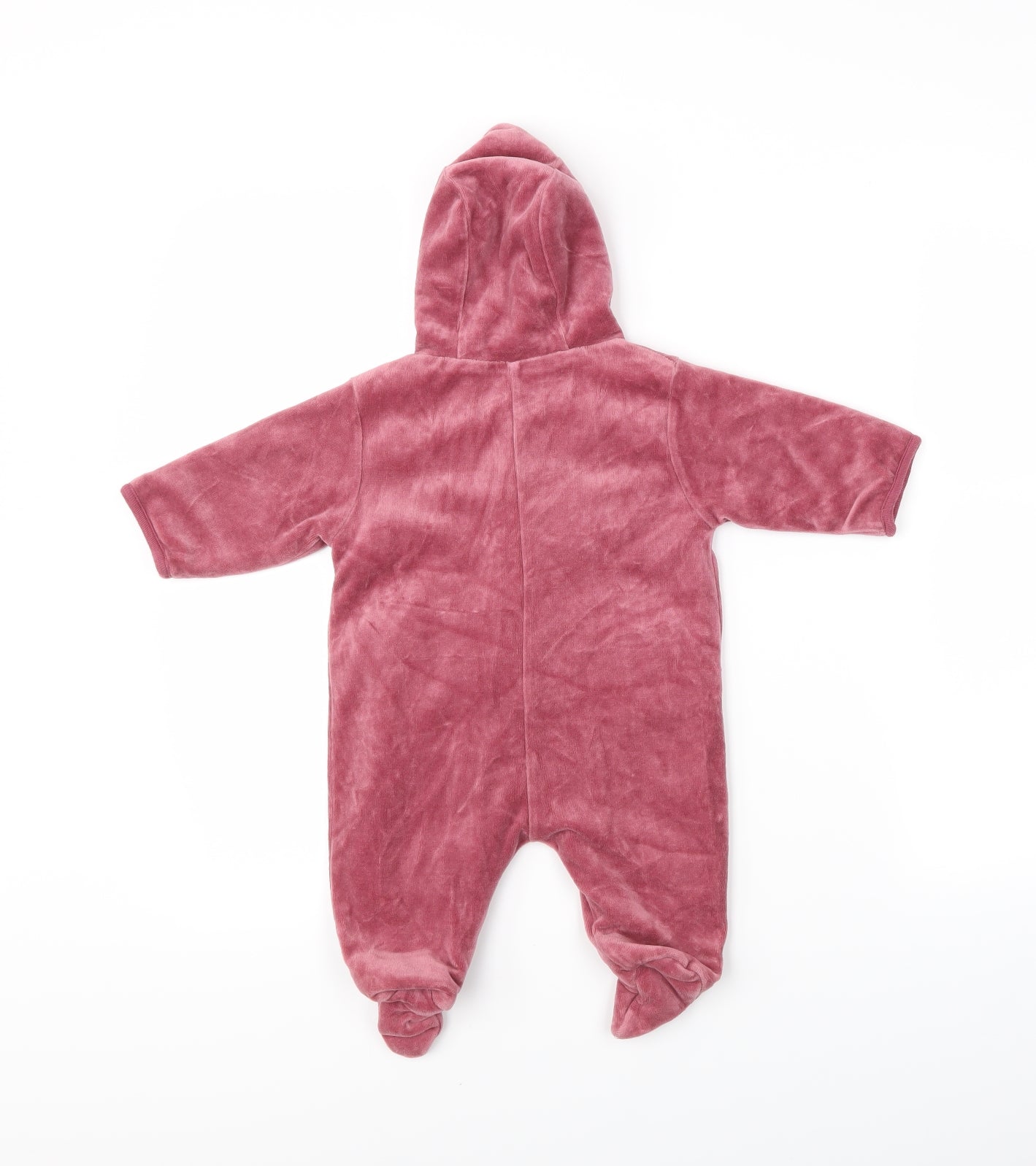 Mother care Girls Pink   Babygrow One-Piece Size 3-6 Months  - Animals