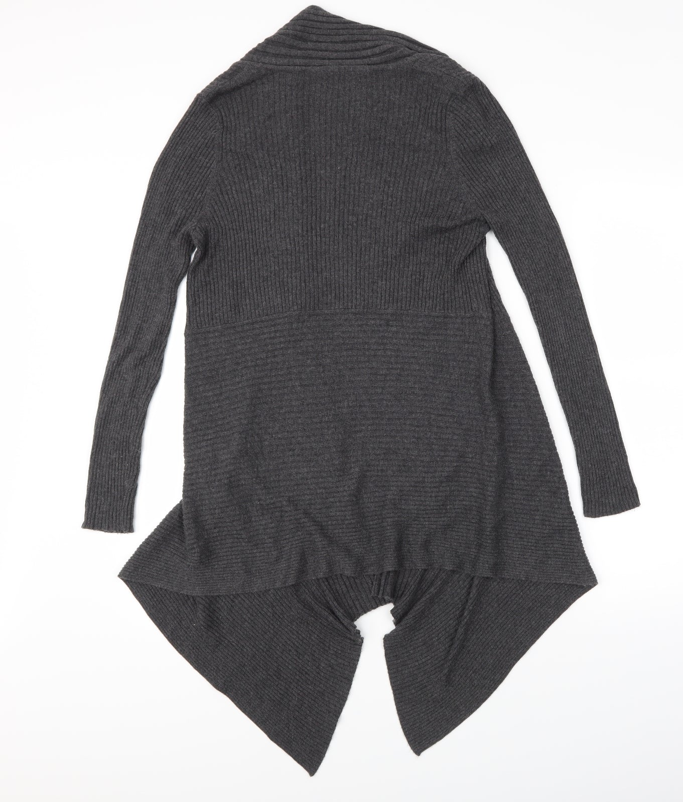 M&S Womens Grey   Wrap Jumper Size 14