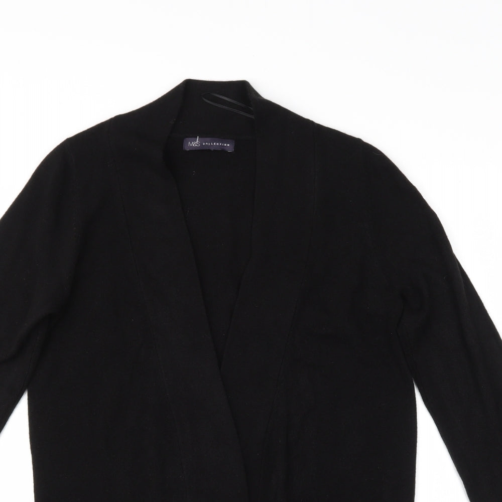 M&S Womens Black   Cardigan Jumper Size 12