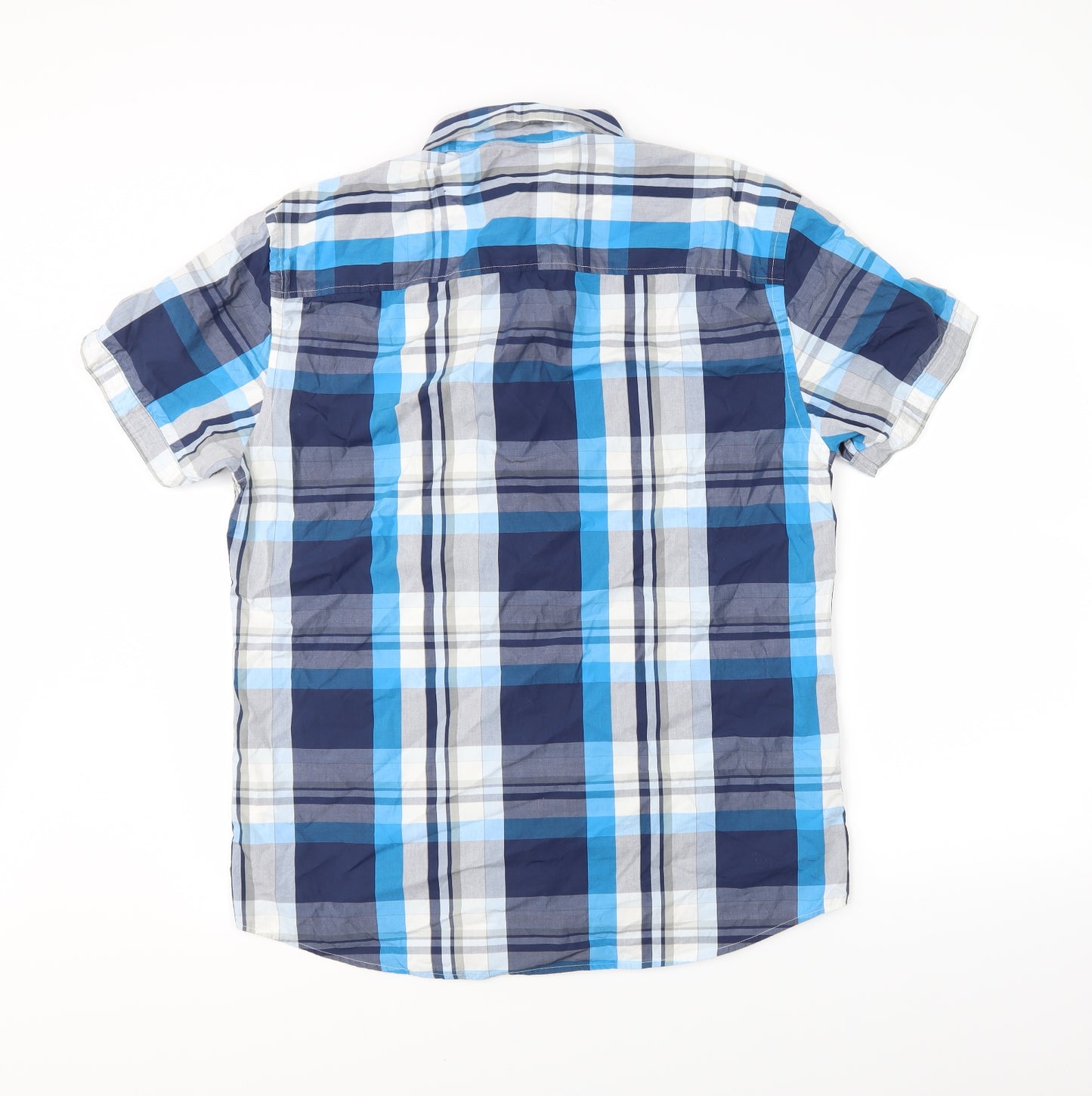 JACK & JONES Mens Multicoloured Check   Button-Up Size XL