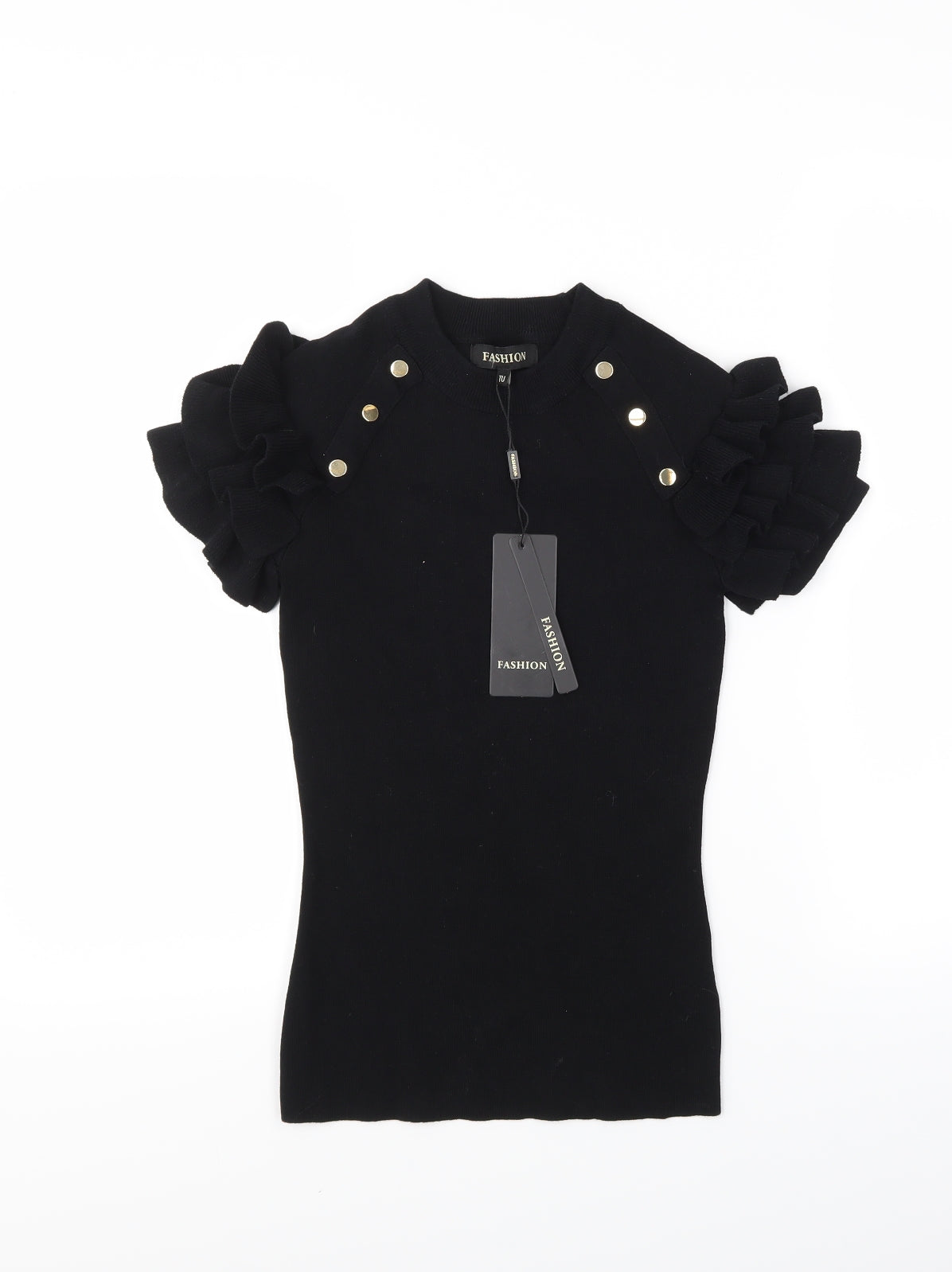 Fashion Womens Black   Basic T-Shirt