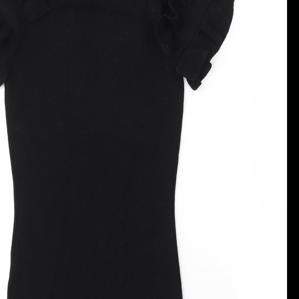 Fashion Womens Black   Basic T-Shirt