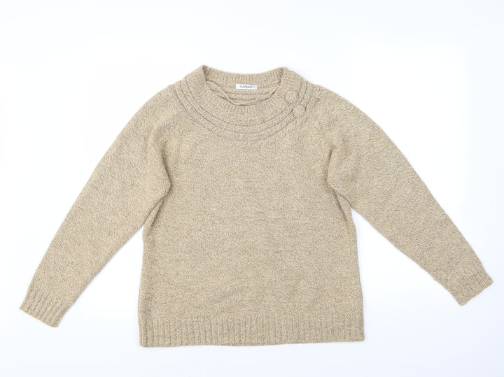 Damart Womens Beige Pullover Jumper Size 14