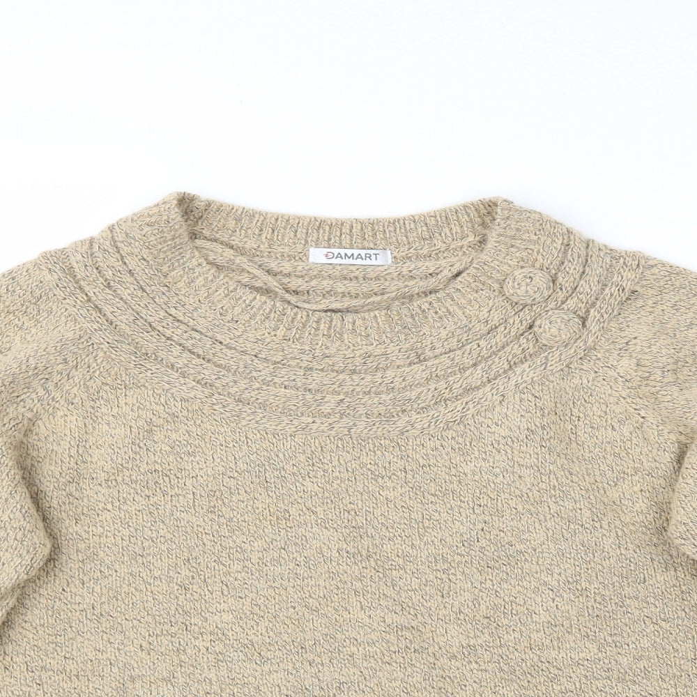Damart Womens Beige   Pullover Jumper Size 14