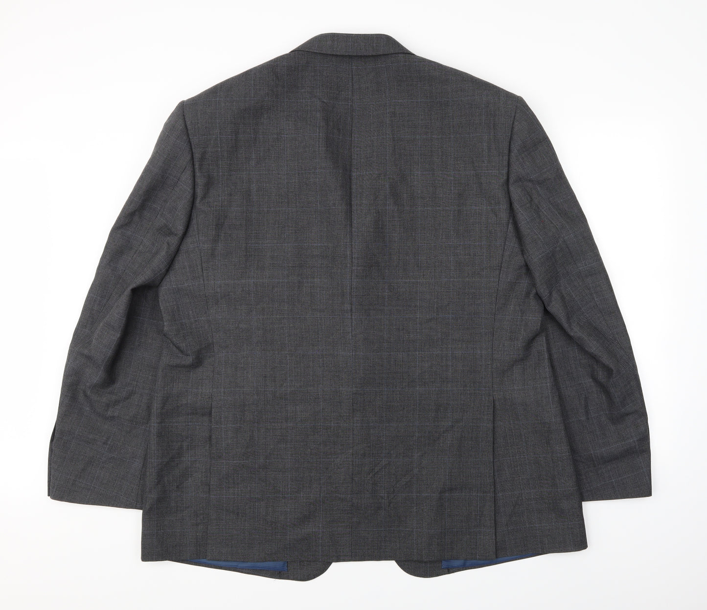 Alfred Brown Mens Green Check  Jacket Suit Jacket Size M