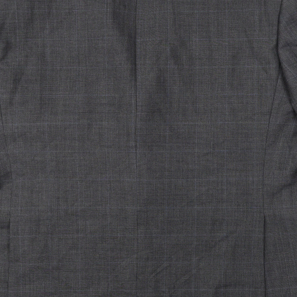 Alfred Brown Mens Green Check  Jacket Suit Jacket Size M