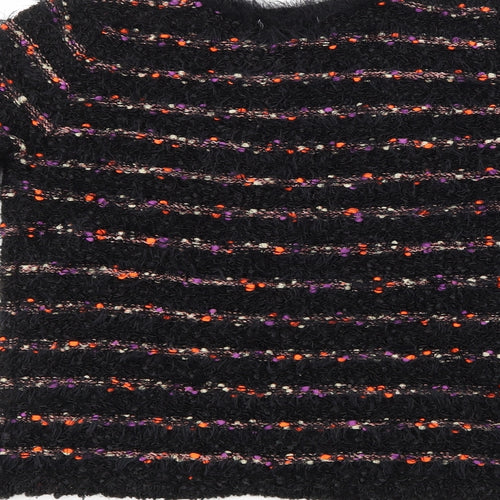 Chianti Womens Multicoloured Striped  Shrug Jumper Size S