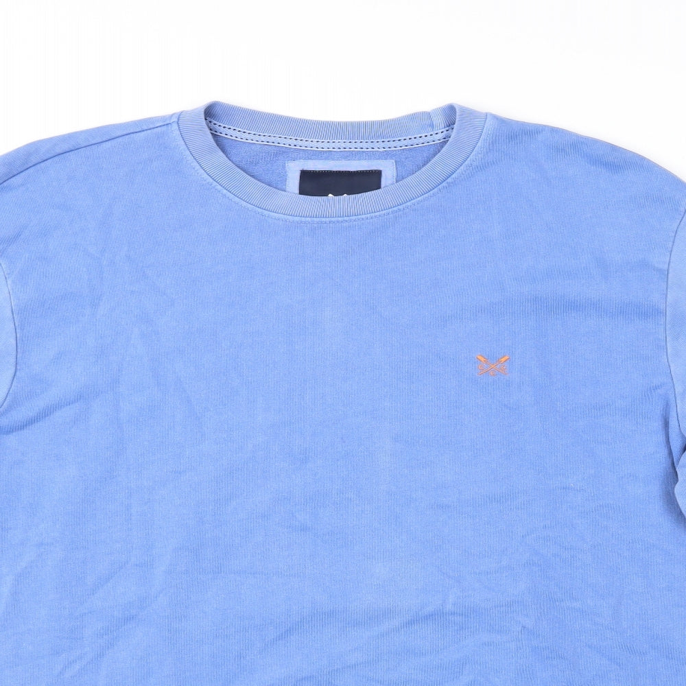 Crew Clothing Company Mens Blue   Pullover Jumper Size L