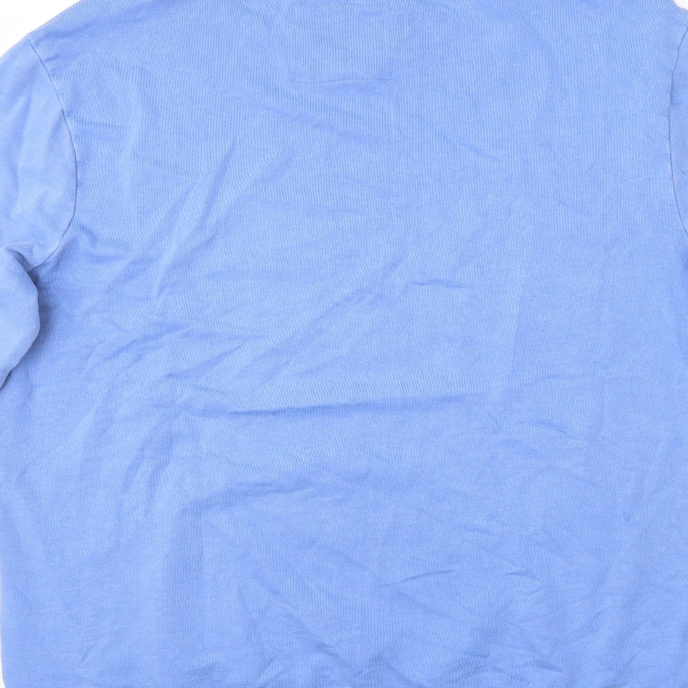 Crew Clothing Company Mens Blue   Pullover Jumper Size L