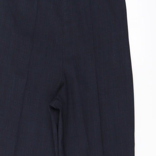 Classic Womens Blue Check  Trousers  Size 10 L26 in