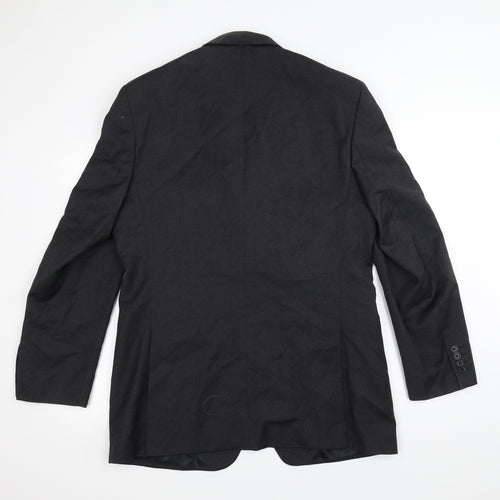 AUSTEN REED Mens Black   Jacket Suit Jacket Size 42