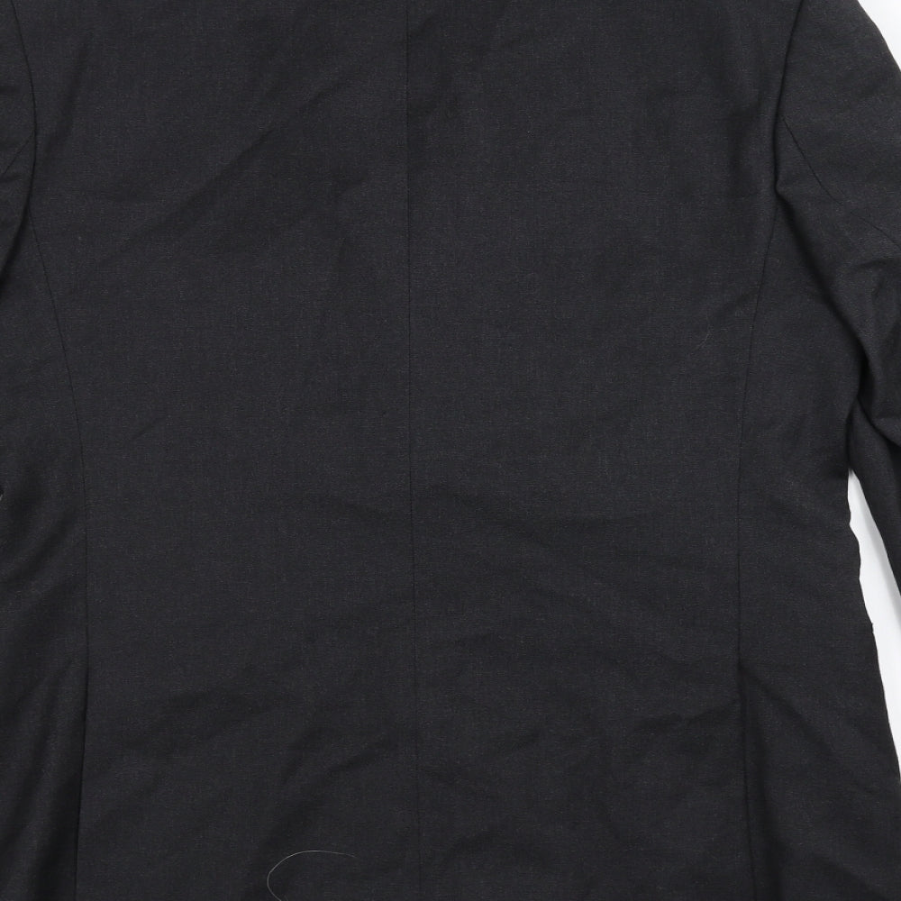AUSTEN REED Mens Black   Jacket Suit Jacket Size 42