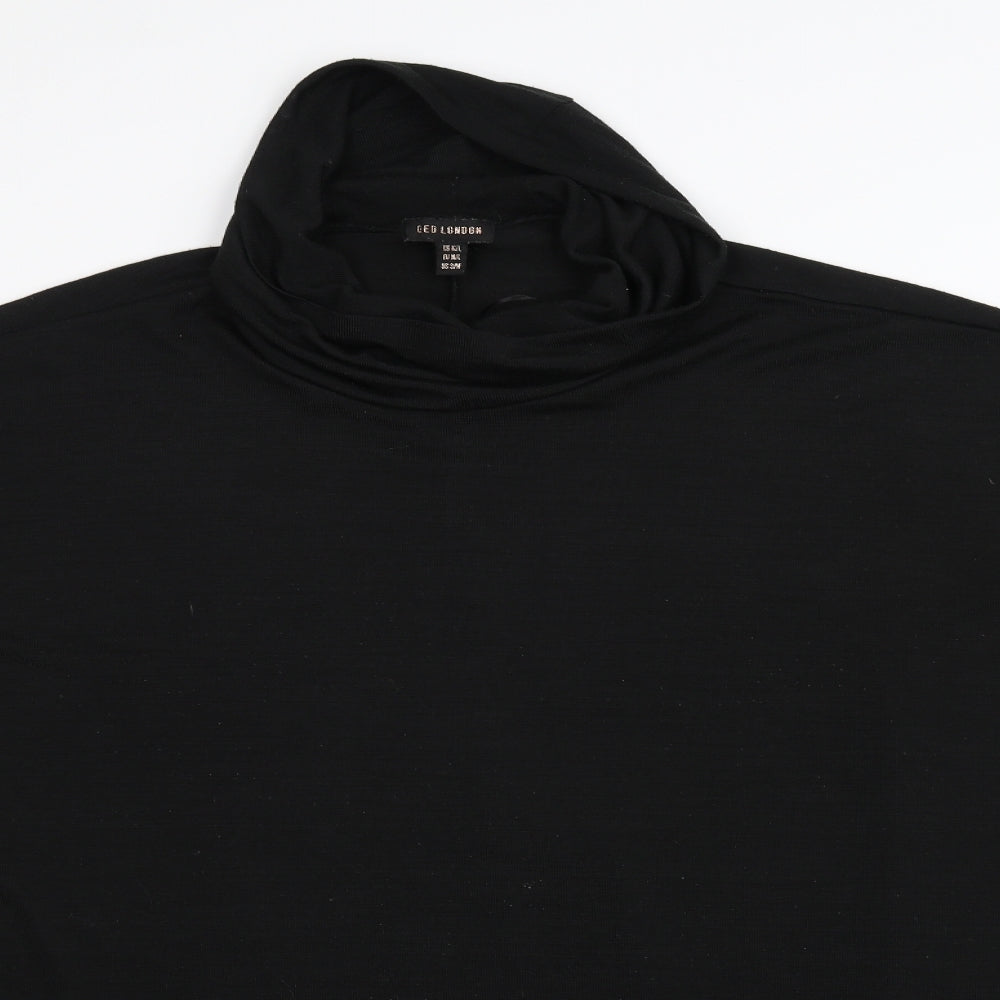 QED London Womens Black   Pullover Jumper Size L