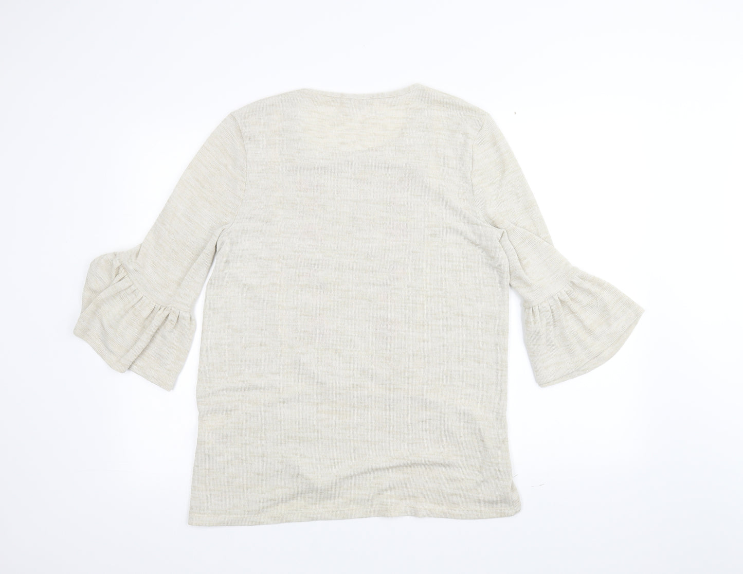 TU Womens White Floral  Pullover Jumper Size 14