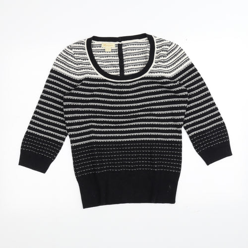 Monsoon Womens Blue Striped  Pullover Jumper Size 12