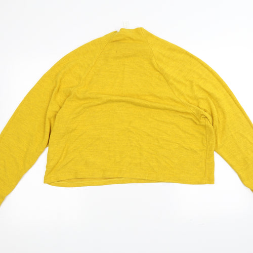 H&M Womens Yellow   Pullover Jumper Size M