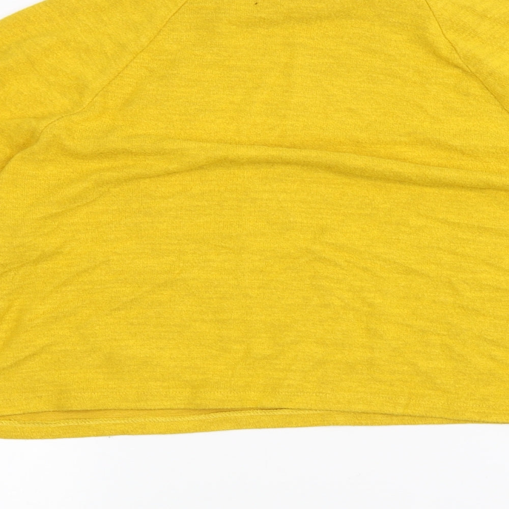 H&M Womens Yellow   Pullover Jumper Size M