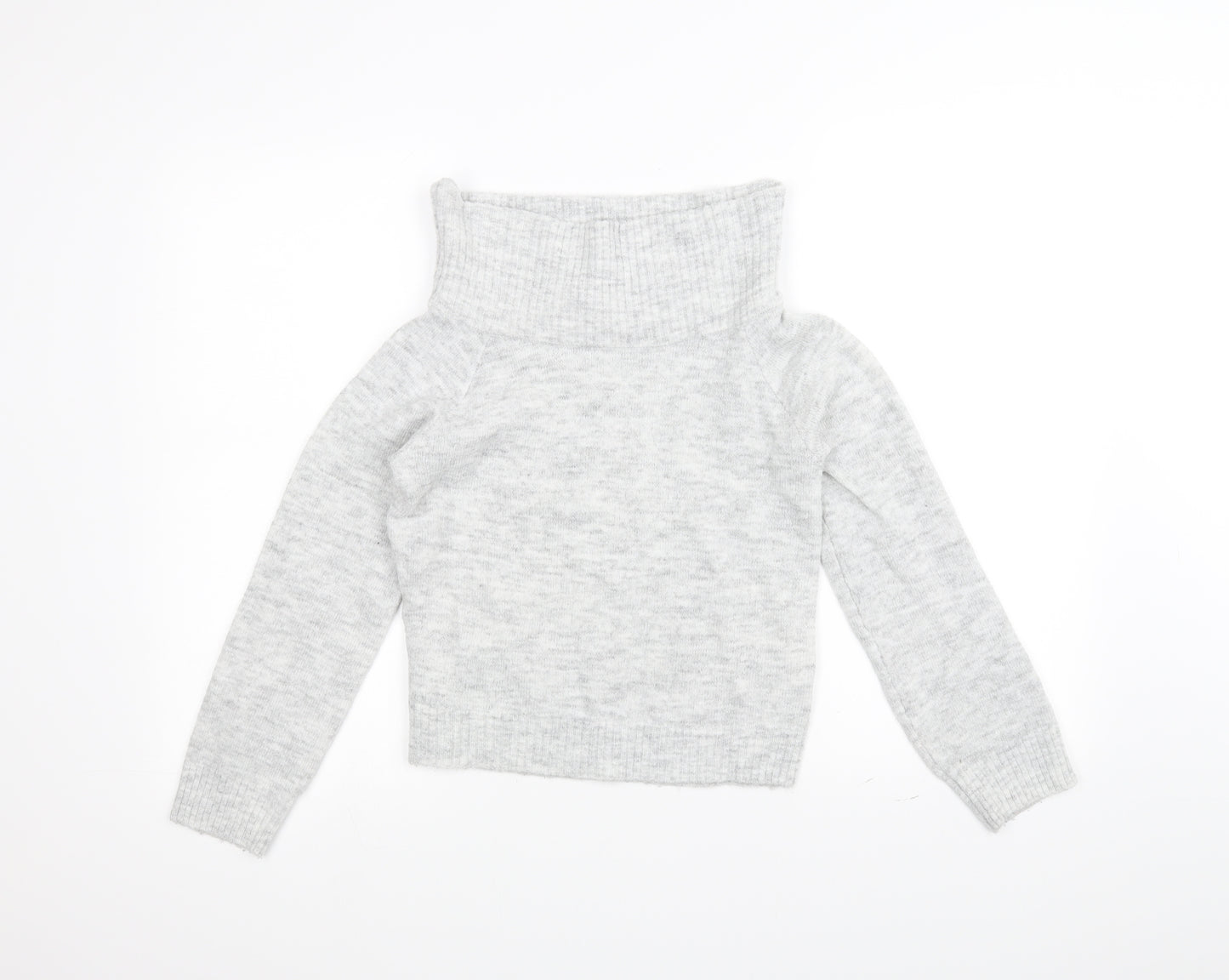H&M Girls Grey   Pullover Jumper Size 9-10 Years