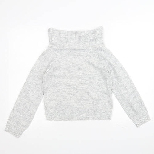 H&M Girls Grey   Pullover Jumper Size 9-10 Years