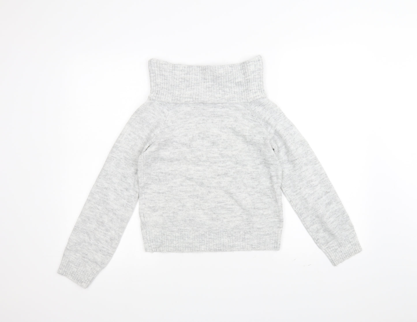 H&M Girls Grey   Pullover Jumper Size 9-10 Years