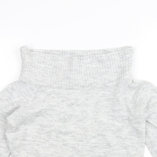 H&M Girls Grey   Pullover Jumper Size 9-10 Years