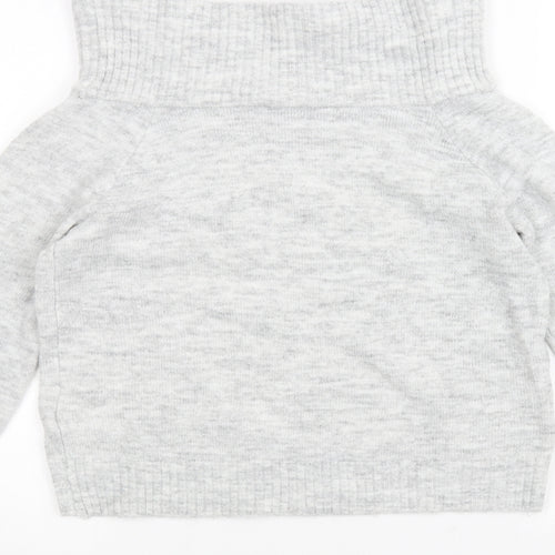 H&M Girls Grey   Pullover Jumper Size 9-10 Years