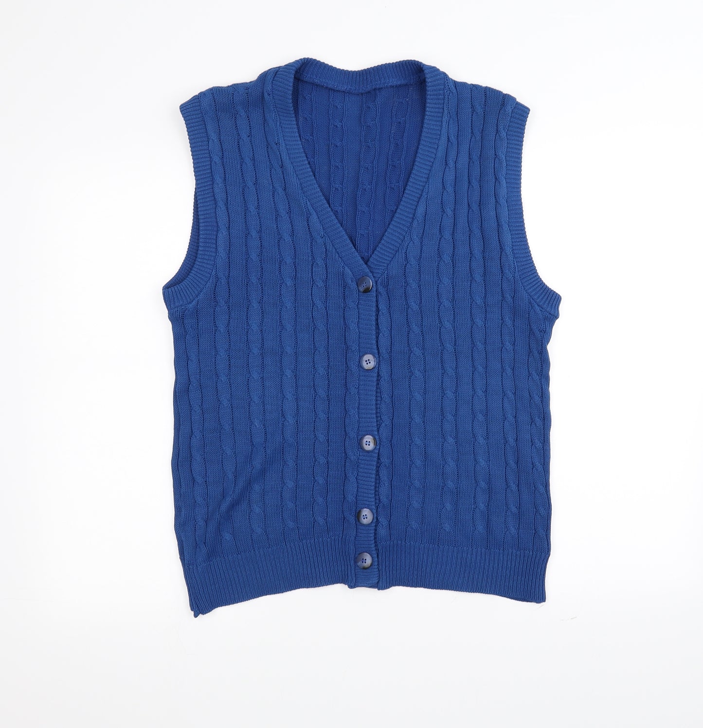 iNFLUENCE Mens Blue  Knit Cardigan Jumper Size M