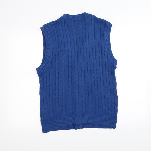 iNFLUENCE Mens Blue  Knit Cardigan Jumper Size M