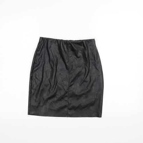 Boohoo Womens Black   Mini Skirt Size 8