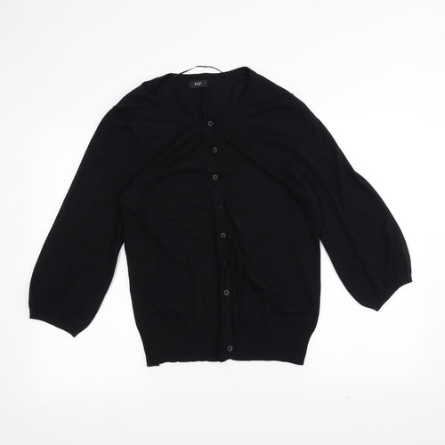 F&F Womens Black   Cardigan Jumper Size 14