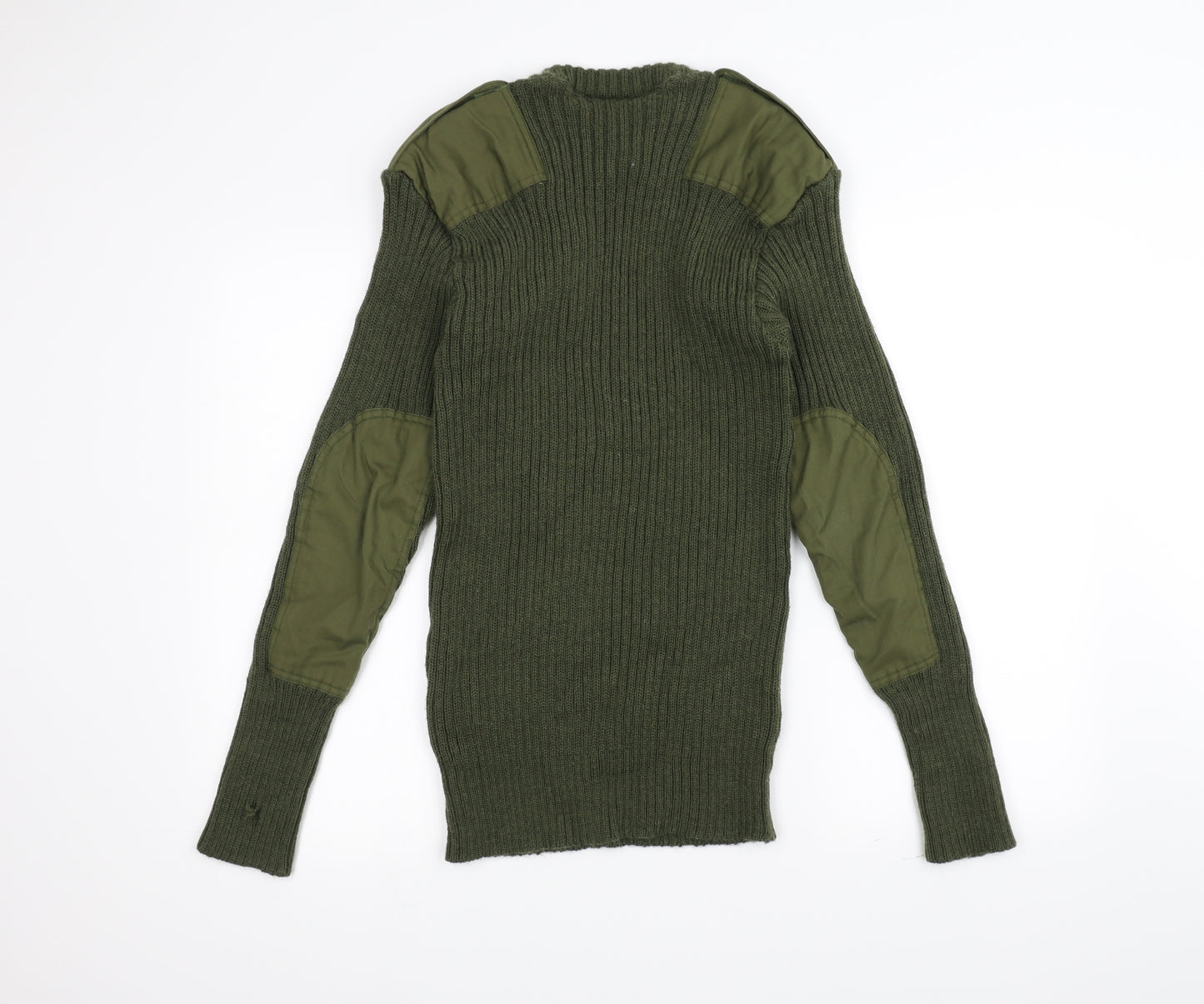 Preworn Girls Green  Knit Pullover Jumper Size S