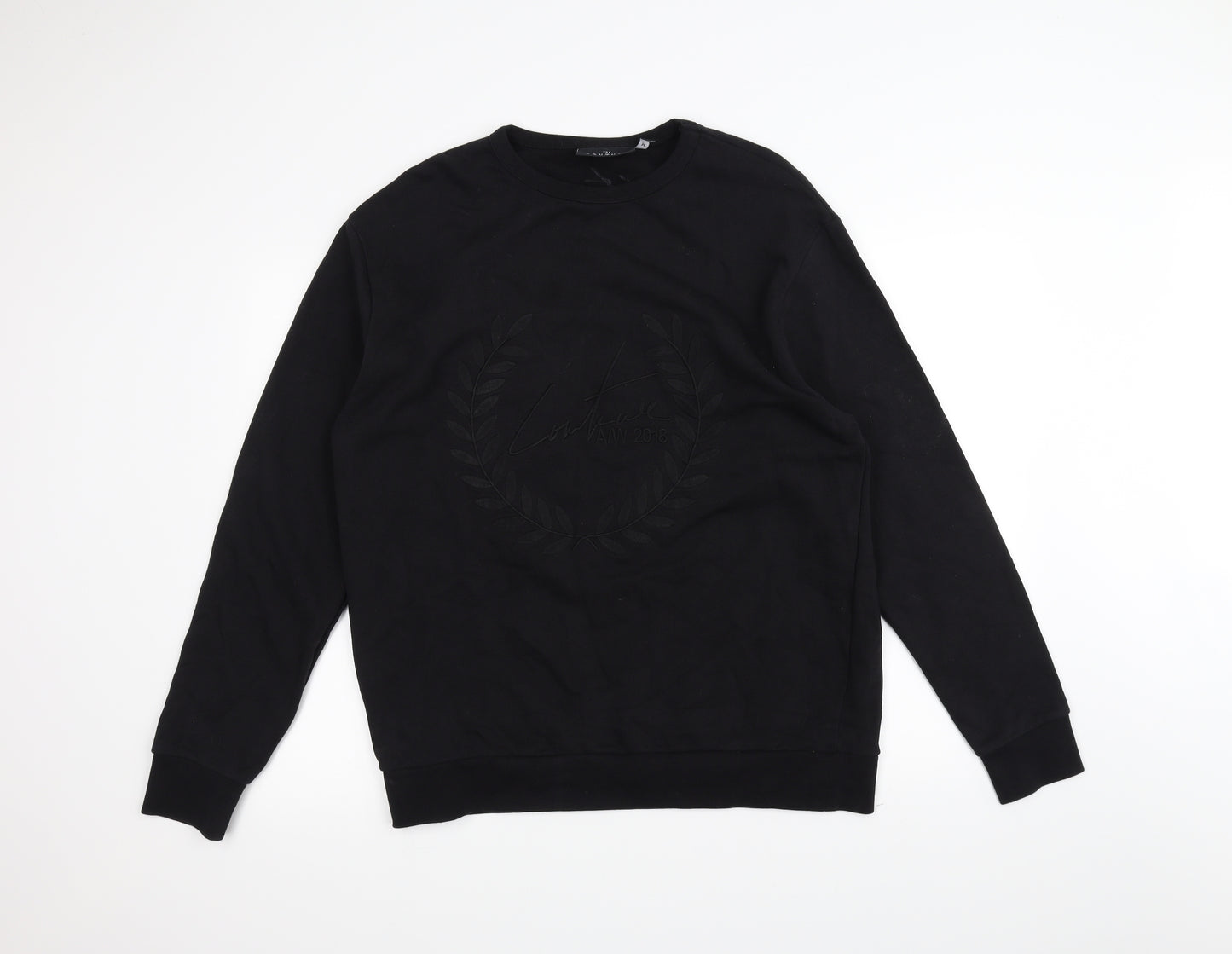 Couture Mens Black   Pullover Jumper Size M