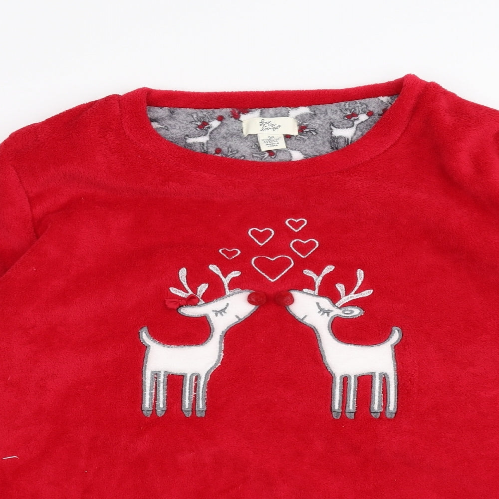 Love to lounge Womens Red   Pullover Jumper Size XL