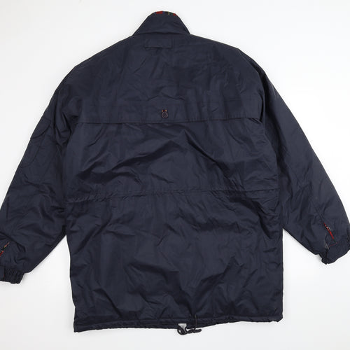 B DRI Mens Blue   Pea Coat Coat Size L